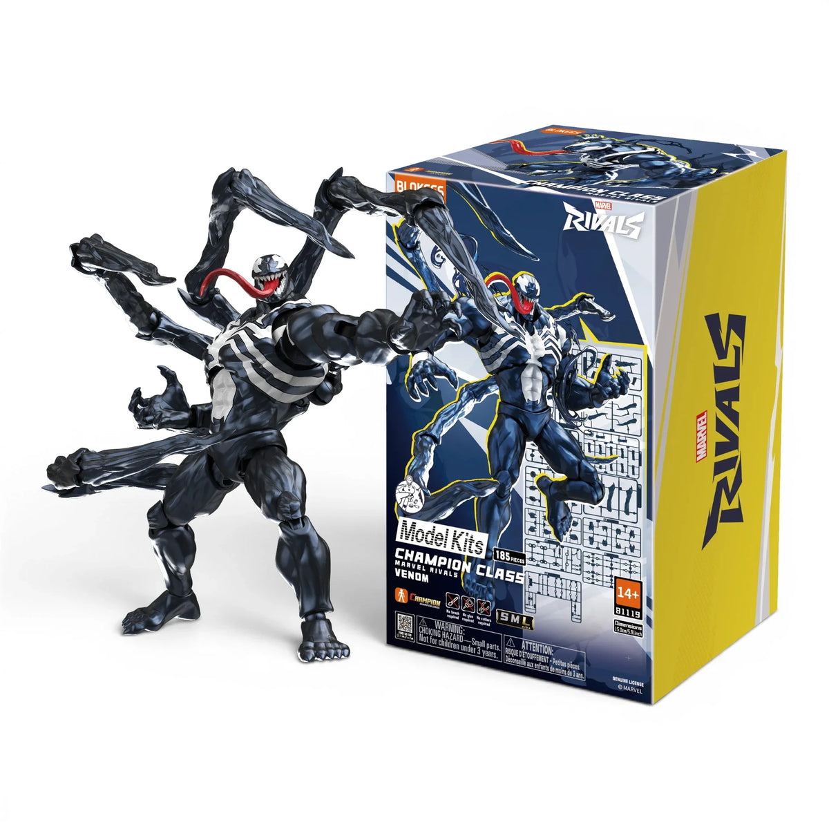 Blokees Marvel Rivals Venom Action Character - Model Kit