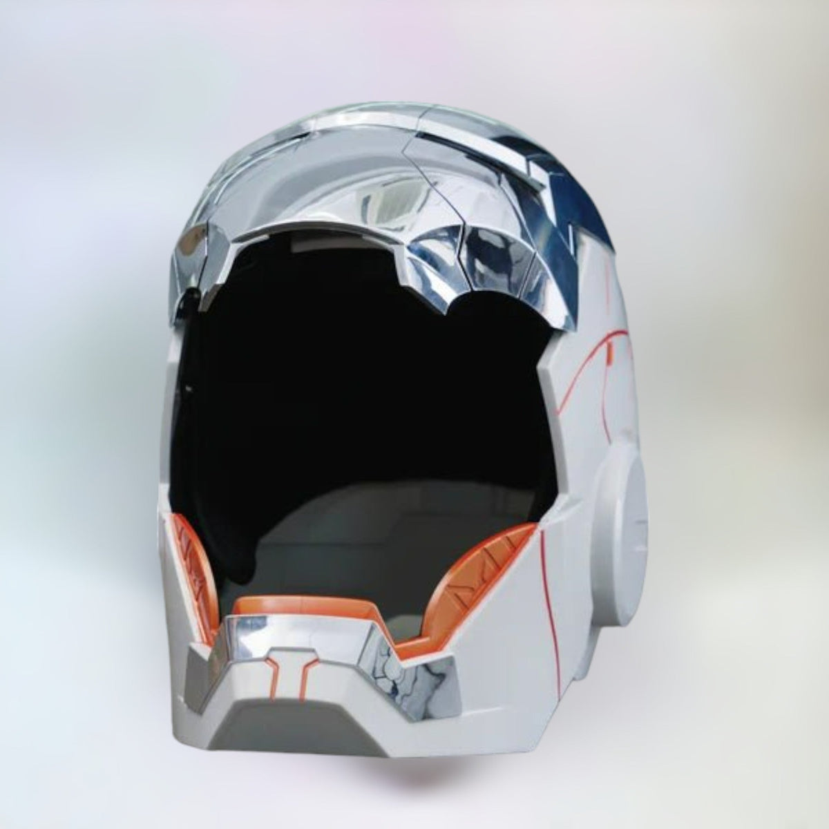 Iron Man MK5 Helmet White Edition with Voice Control