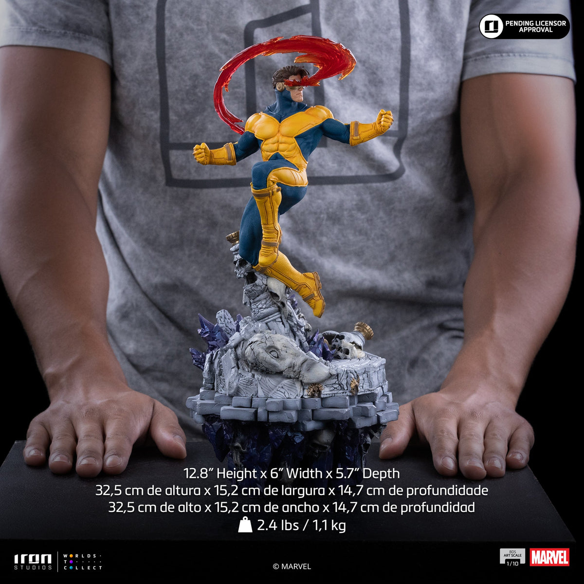 Cyclops Deluxe Infinity Gauntlet Diorama Art Scale 1/10 Statue - Iron Studios