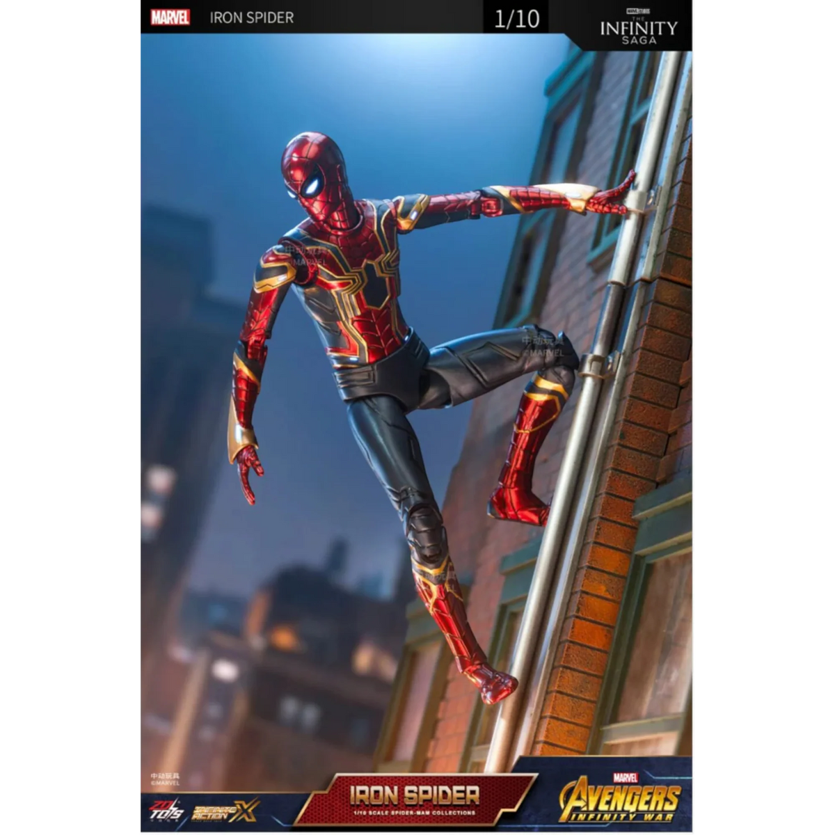 ZD Toys Iron Spider Action Figure