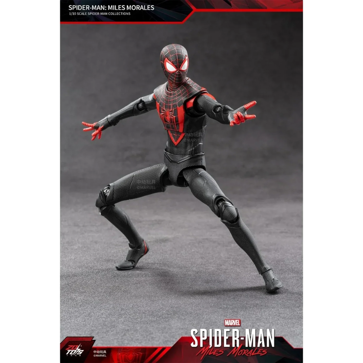 ZD Toys Spiderman Miles Morales Action Figure