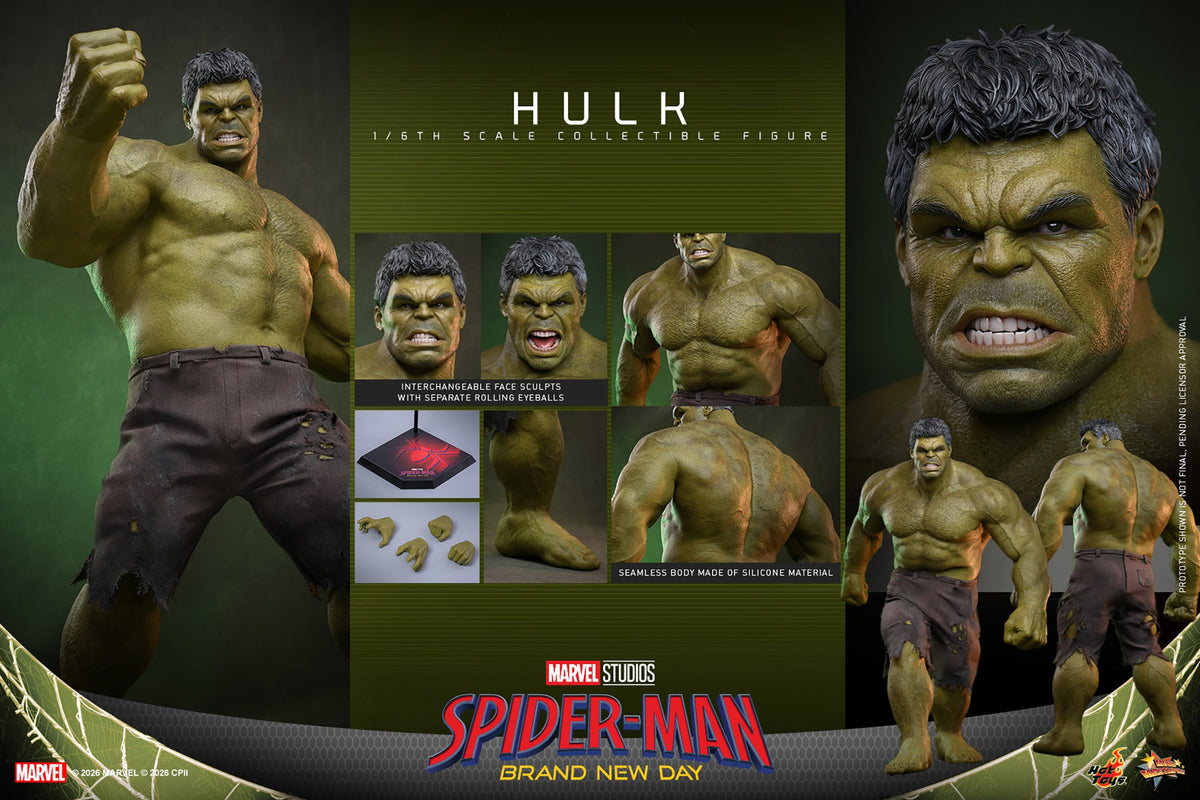 Hot Toys Hulk (Spider-Man: Brand New Day) 1/6 Scale Action Figure