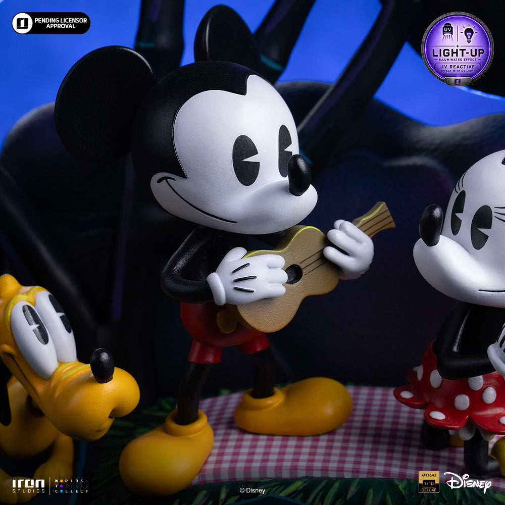 Pre-Order - Statue Mickey, Minnie and Pluto's Day at the Park - Disney Classics - Deluxe Art Scale 1/10