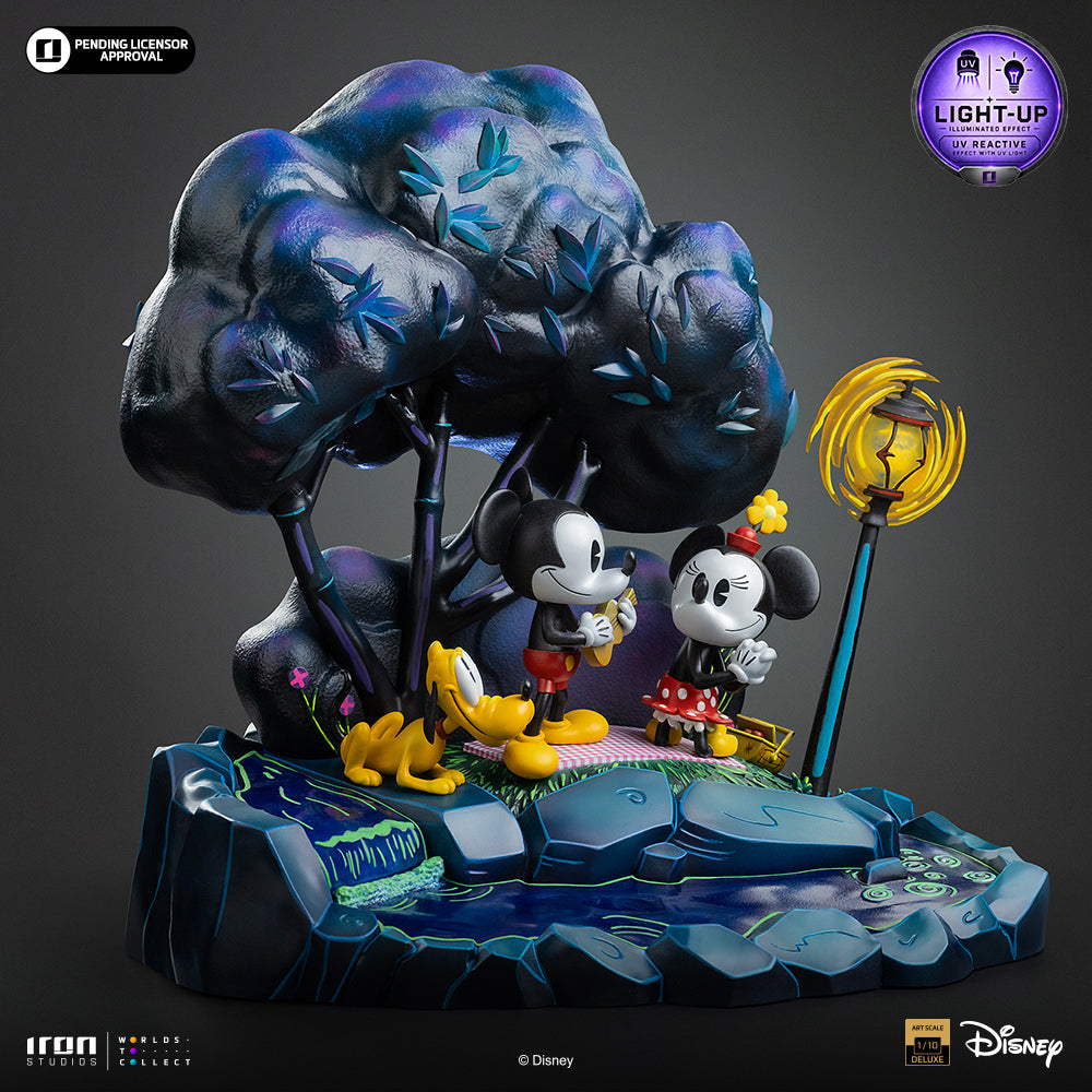 Pre-Order - Statue Mickey, Minnie and Pluto's Day at the Park - Disney Classics - Deluxe Art Scale 1/10