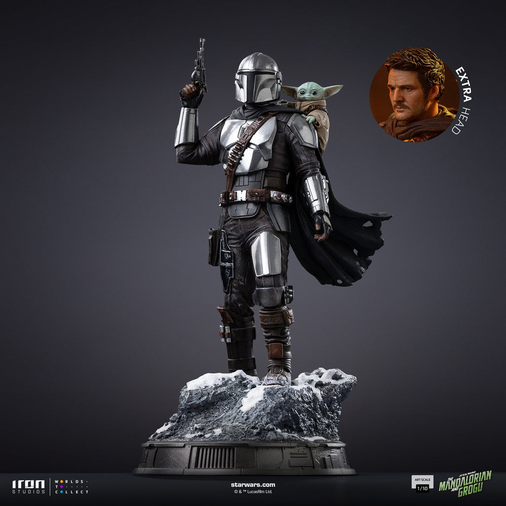 Mandalorian and Grogu Art Scale 1/10 Statue - Iron Studios