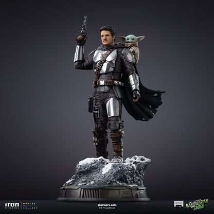 Mandalorian and Grogu Art Scale 1/10 Statue - Iron Studios