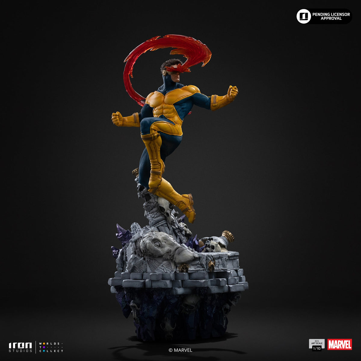 Cyclops Deluxe Infinity Gauntlet Diorama Art Scale 1/10 Statue - Iron Studios