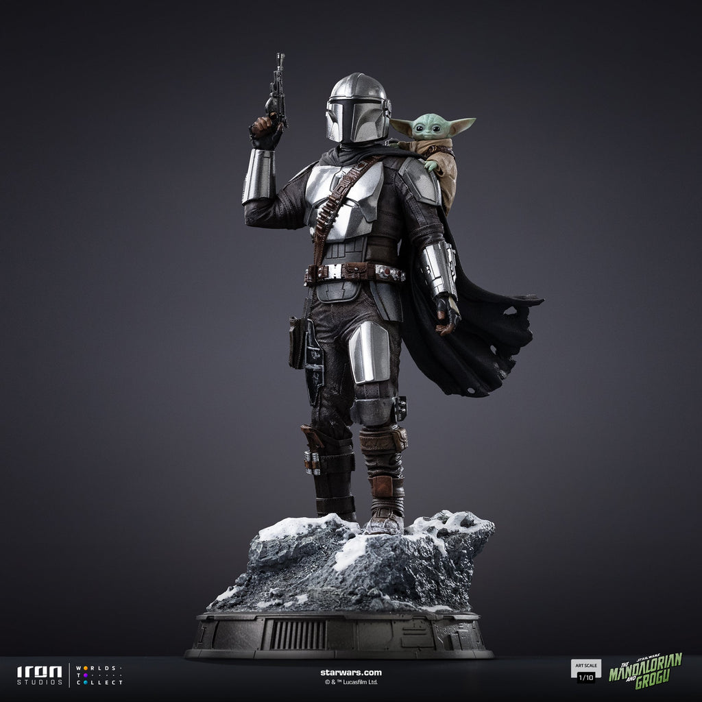 Mandalorian and Grogu Art Scale 1/10 Statue - Iron Studios