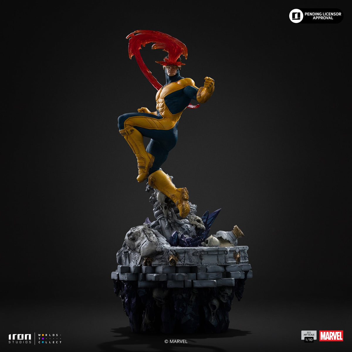 Cyclops Deluxe Infinity Gauntlet Diorama Art Scale 1/10 Statue - Iron Studios