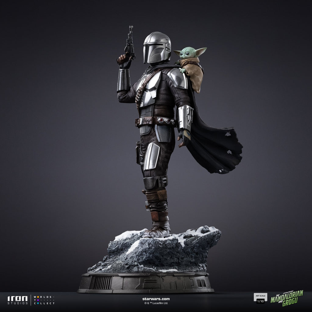 Mandalorian and Grogu Art Scale 1/10 Statue - Iron Studios