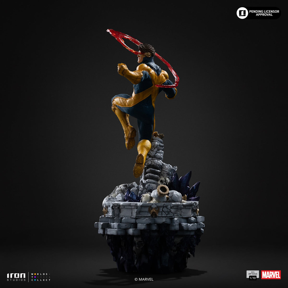 Cyclops Deluxe Infinity Gauntlet Diorama Art Scale 1/10 Statue - Iron Studios