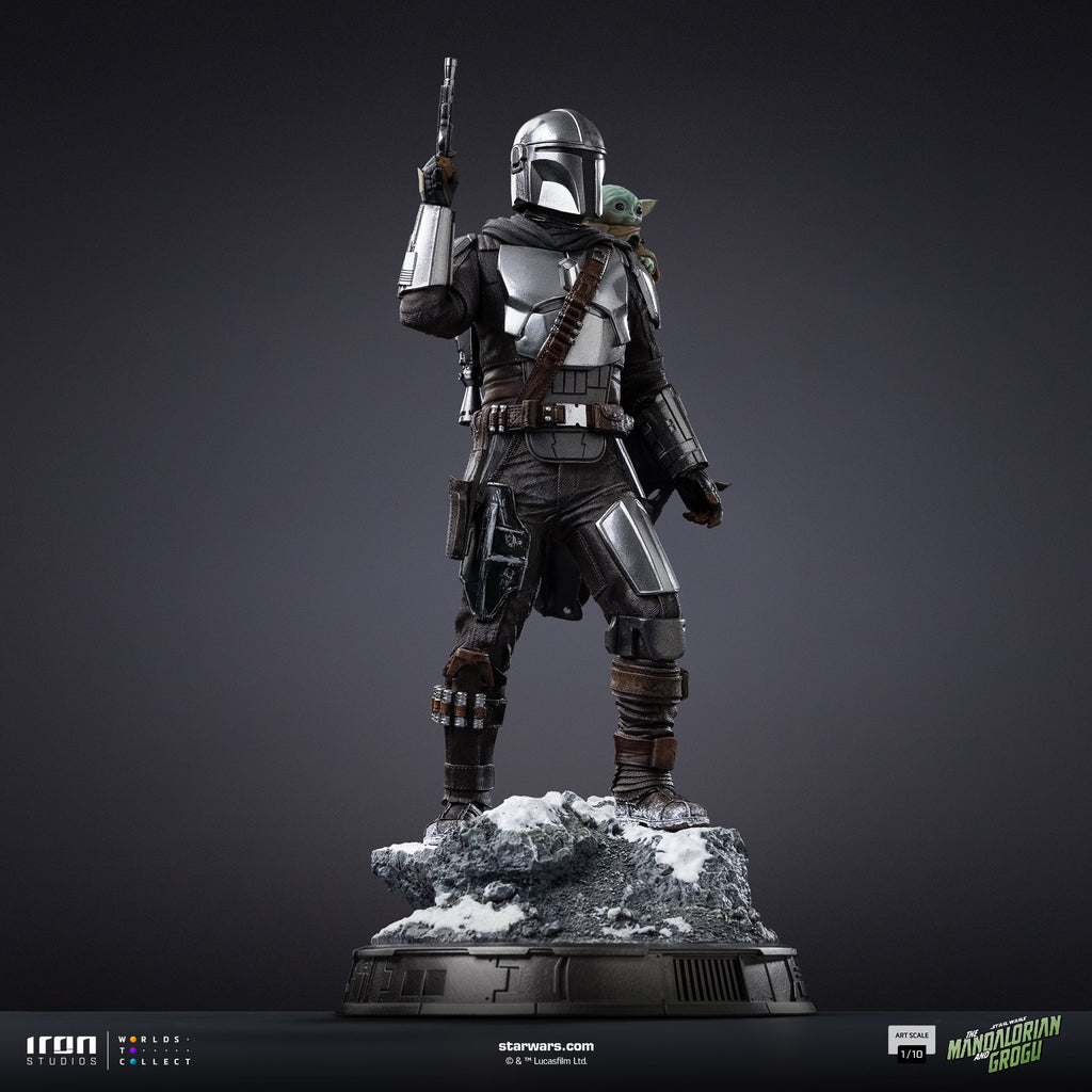 Mandalorian and Grogu Art Scale 1/10 Statue - Iron Studios