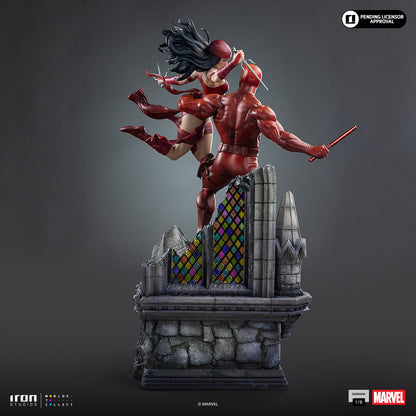 Pre-Order - Statue Daredevil and Elektra - Marvel Comics - Diorama 1/6 - Iron Studios