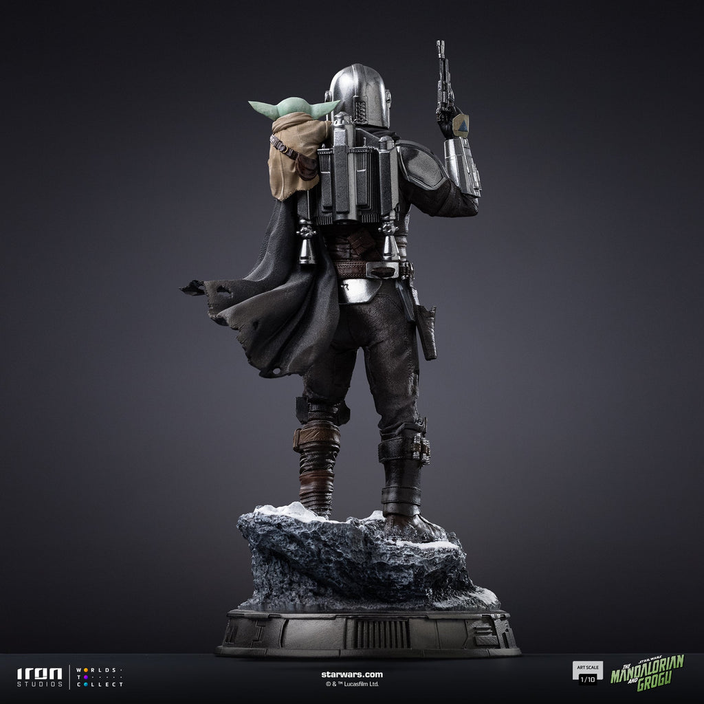 Mandalorian and Grogu Art Scale 1/10 Statue - Iron Studios
