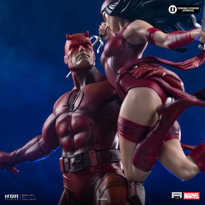 Pre-Order - Statue Daredevil and Elektra - Marvel Comics - Diorama 1/6 - Iron Studios