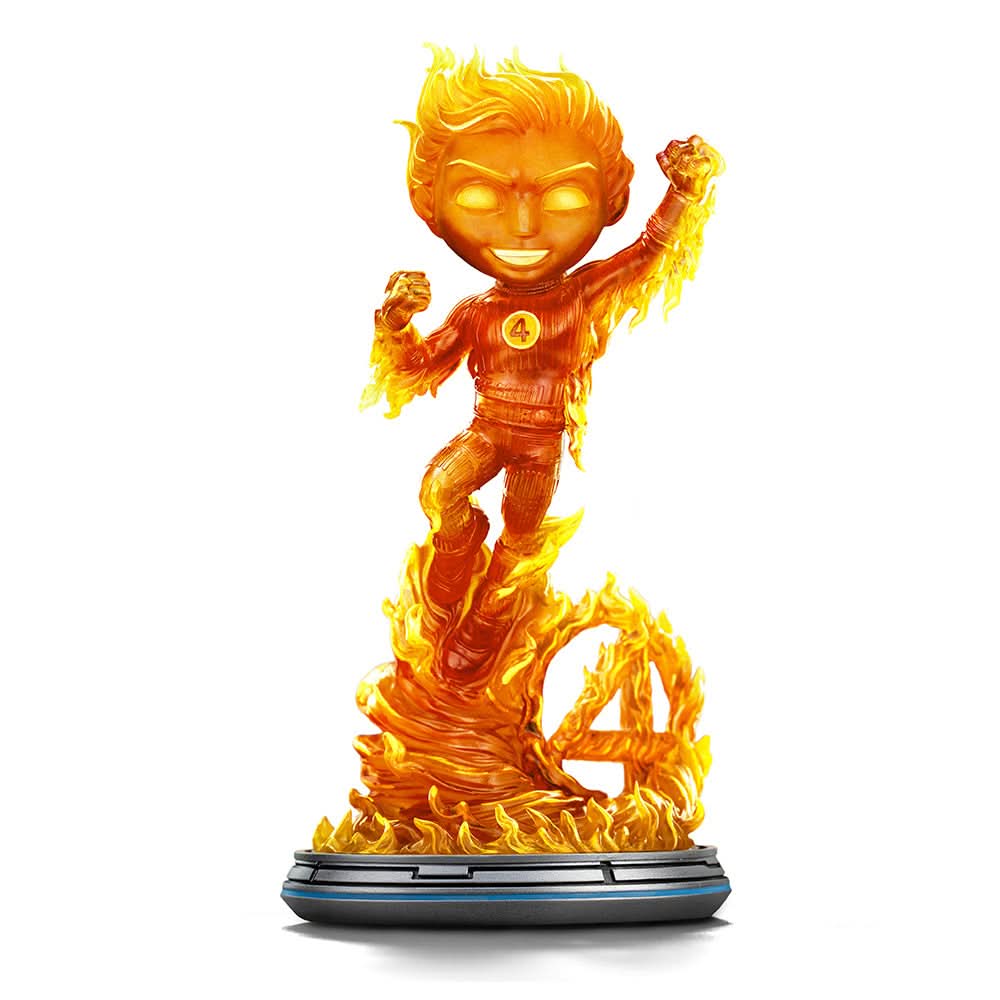 Human Torch The Fantastic Four: First Steps Minico Statue - Iron Studios
