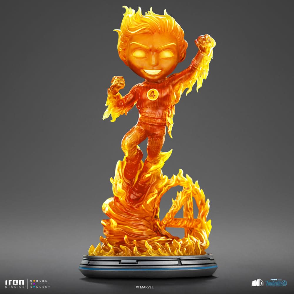 Human Torch The Fantastic Four: First Steps Minico Statue - Iron Studios
