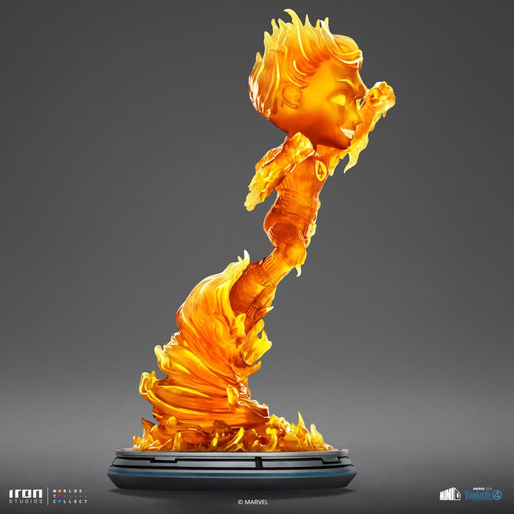 Human Torch The Fantastic Four: First Steps Minico Statue - Iron Studios