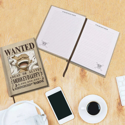 One Piece Luffy Wano Wanted A5 Notebook