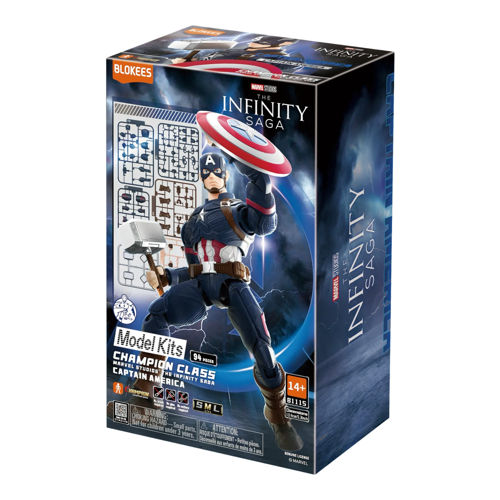 Blokees Captain America Action Character - Model Kit
