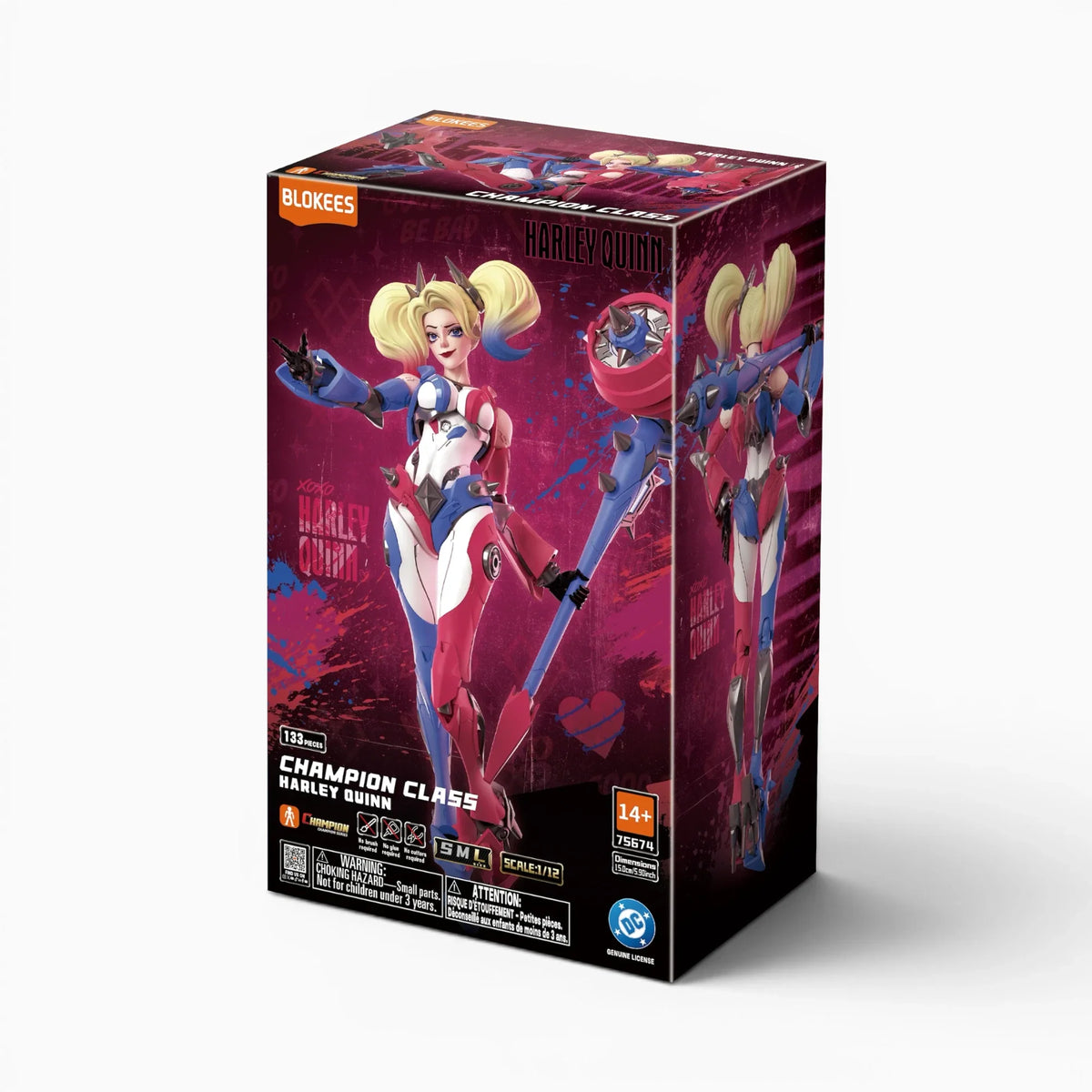 Blokees Harley Quinn Action Character - Model Kit