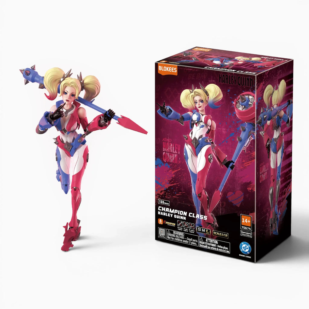 Blokees Harley Quinn Action Character - Model Kit