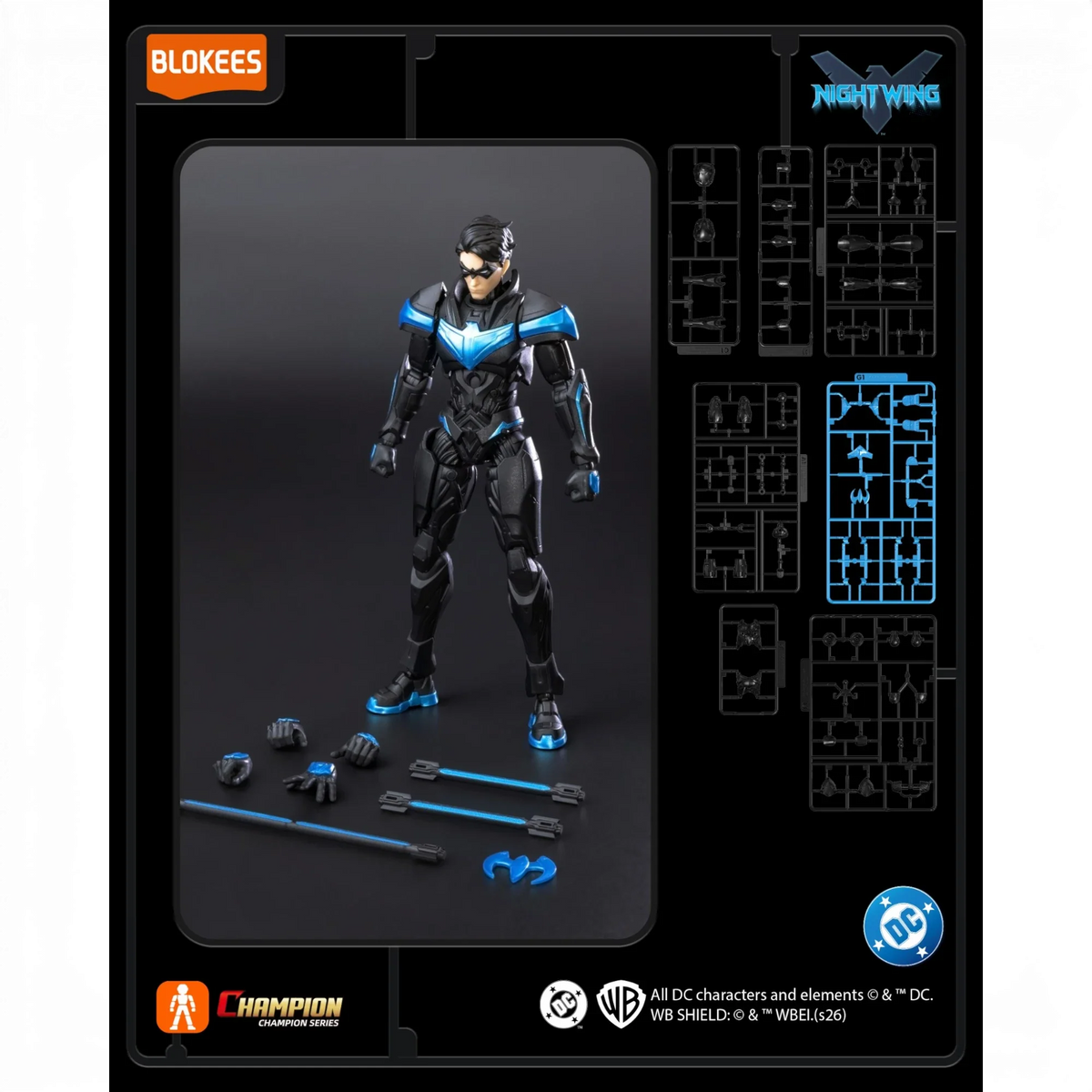 Blokees Nightwing Action Character - Model Kit