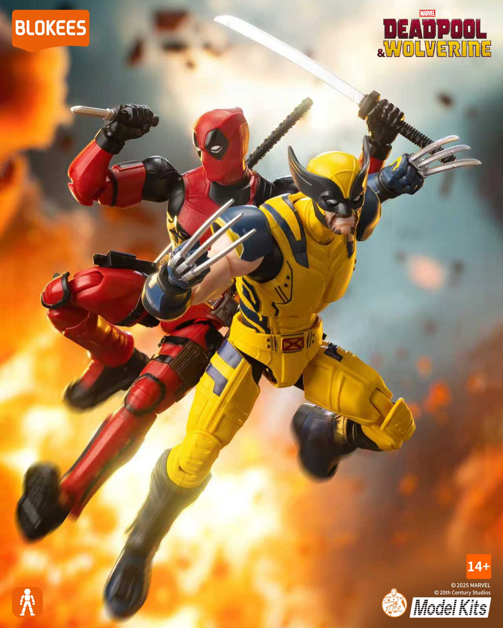 Blokees Deadpool Action Character - Model Kit
