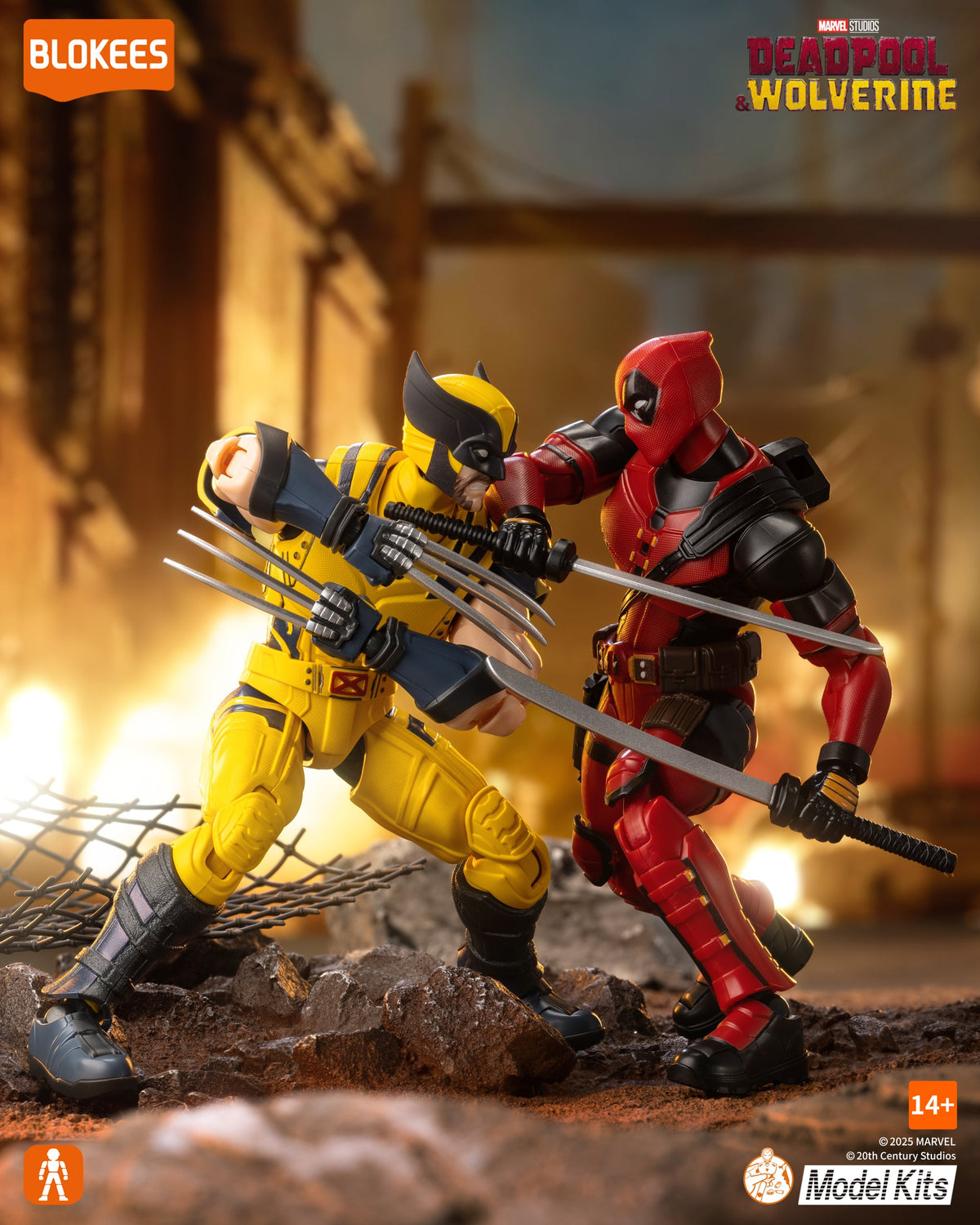 Blokees Deadpool Action Character - Model Kit