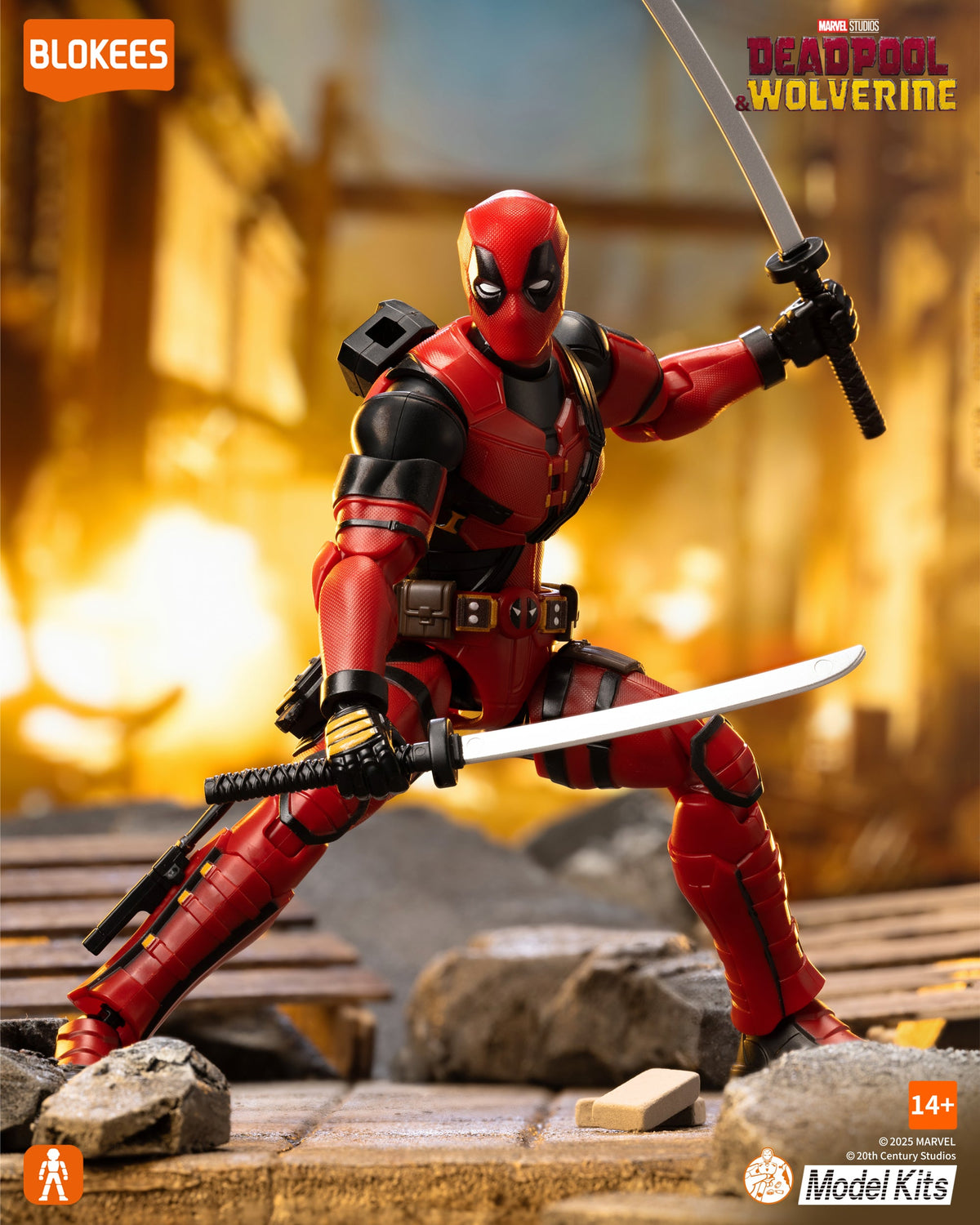 Blokees Deadpool Action Character - Model Kit