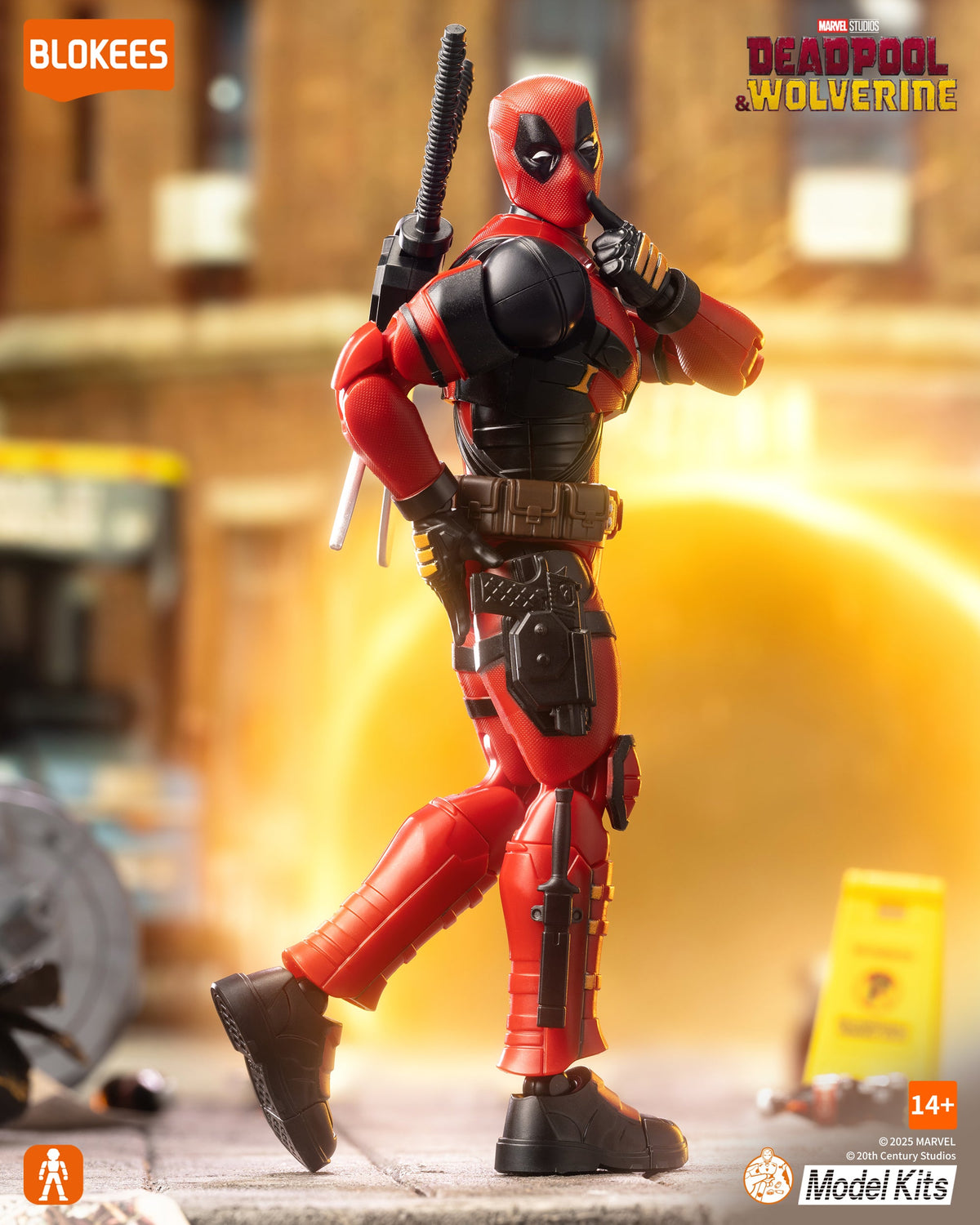 Blokees Deadpool Action Character - Model Kit