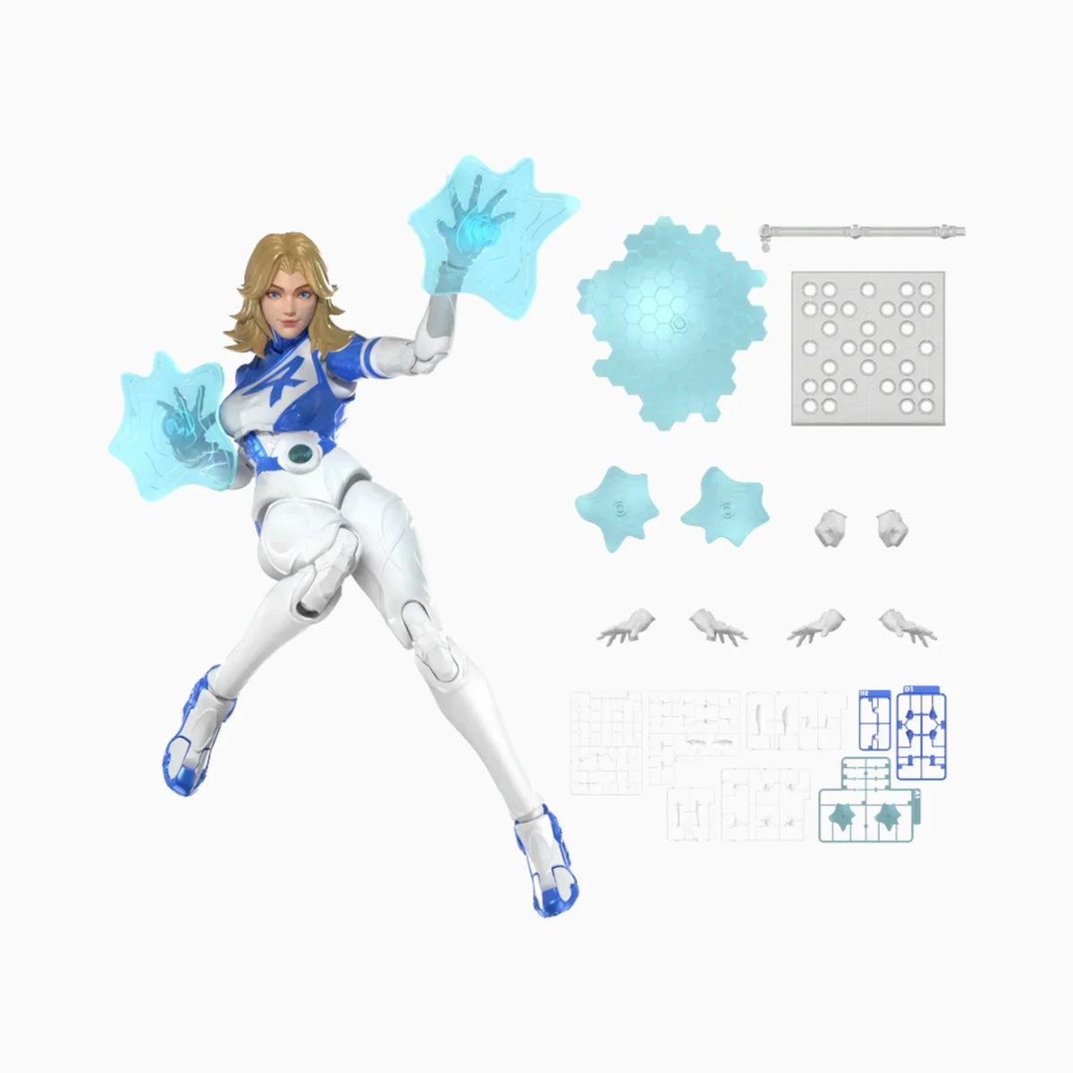 Blokees Marvel Rivals Invisible Woman Action Character - Model Kit