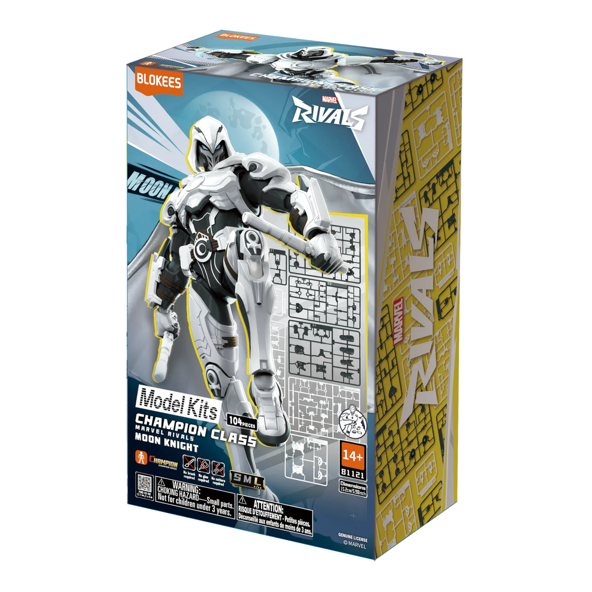 Blokees Marvel Rivals Moon Knight Action Character - Model Kit
