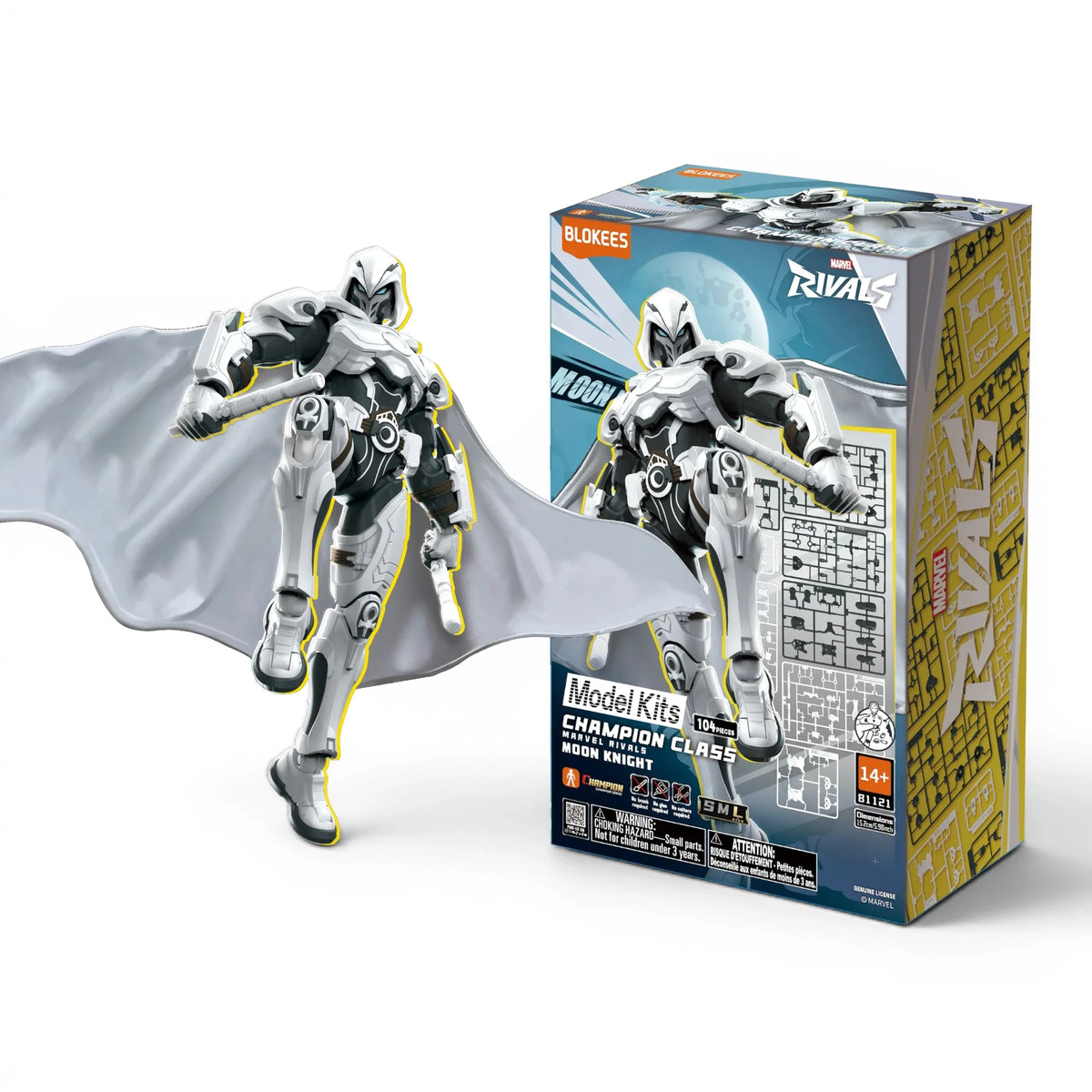 Blokees Marvel Rivals Moon Knight Action Character - Model Kit