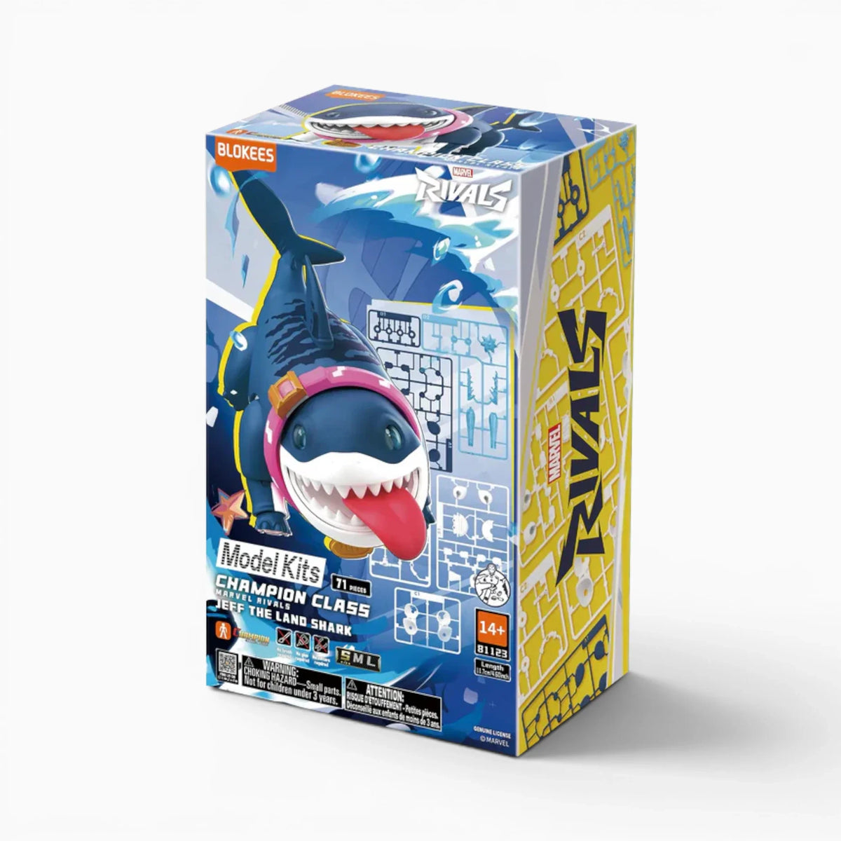 Blokees Marvel Rivals Jeff The Land Shark Action Character - Model Kit