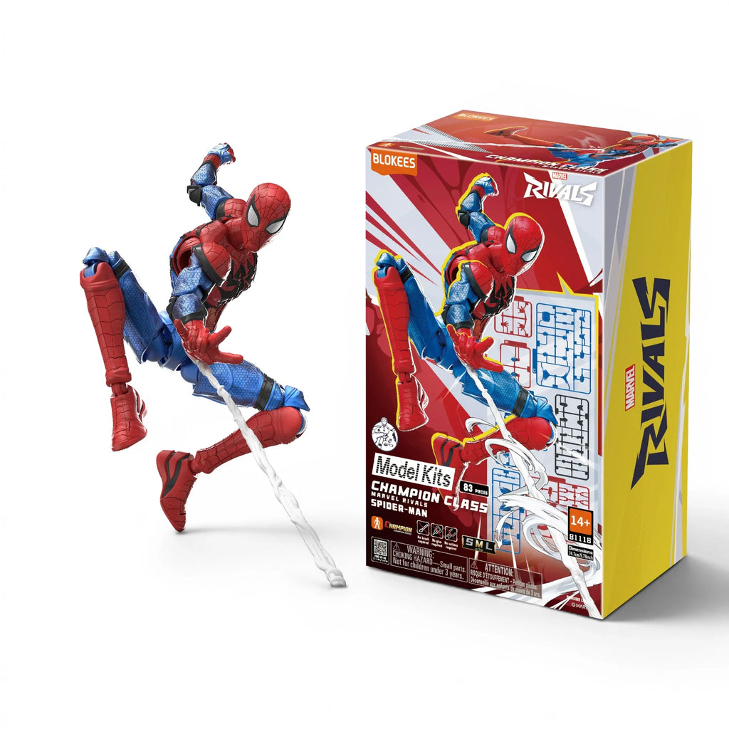 Blokees Marvel Rivals Spiderman Action Character - Model Kit