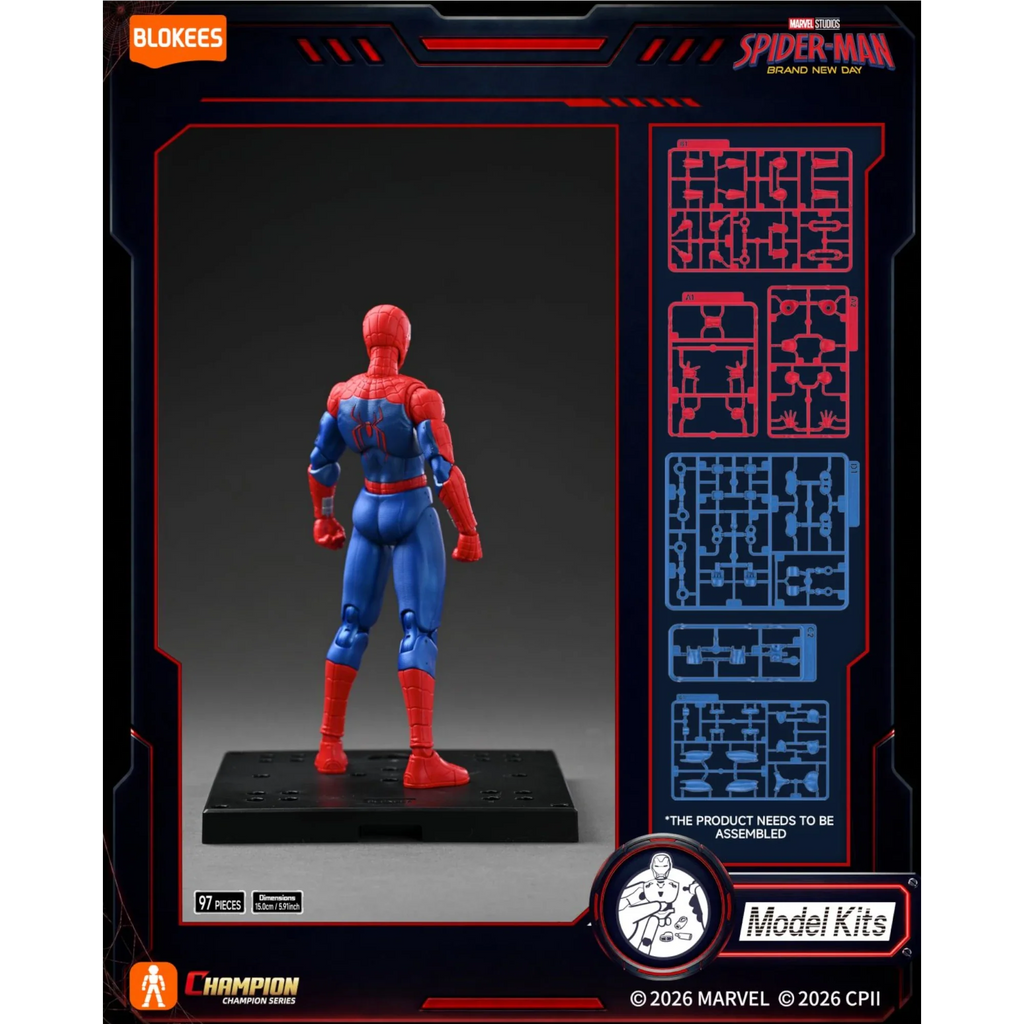 Blokees Spiderman Brand New Day Action Character - Model Kit