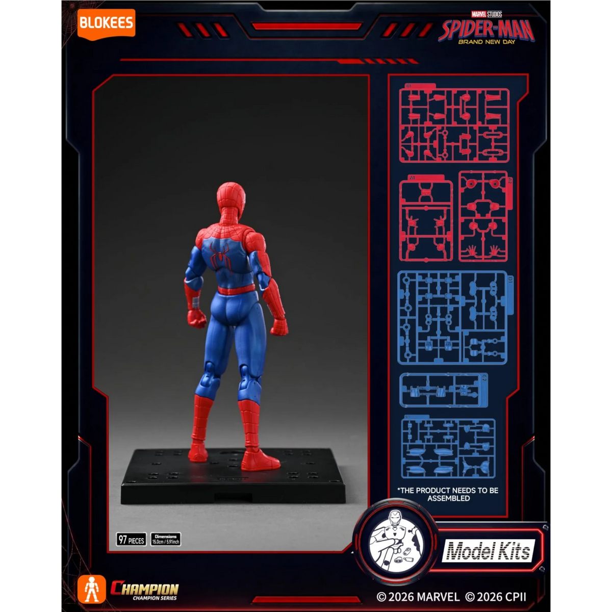 Blokees Spiderman Brand New Day Action Character - Model Kit