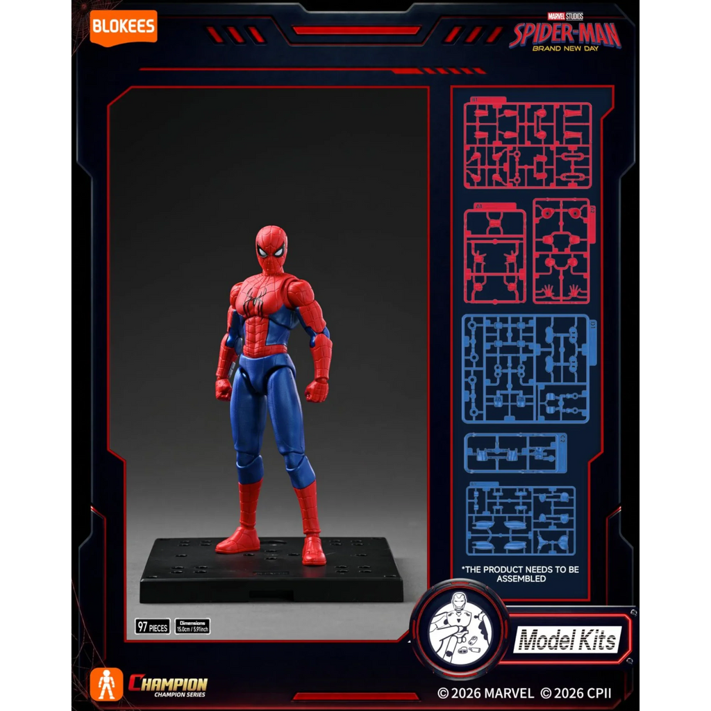 Blokees Spiderman Brand New Day Action Character - Model Kit