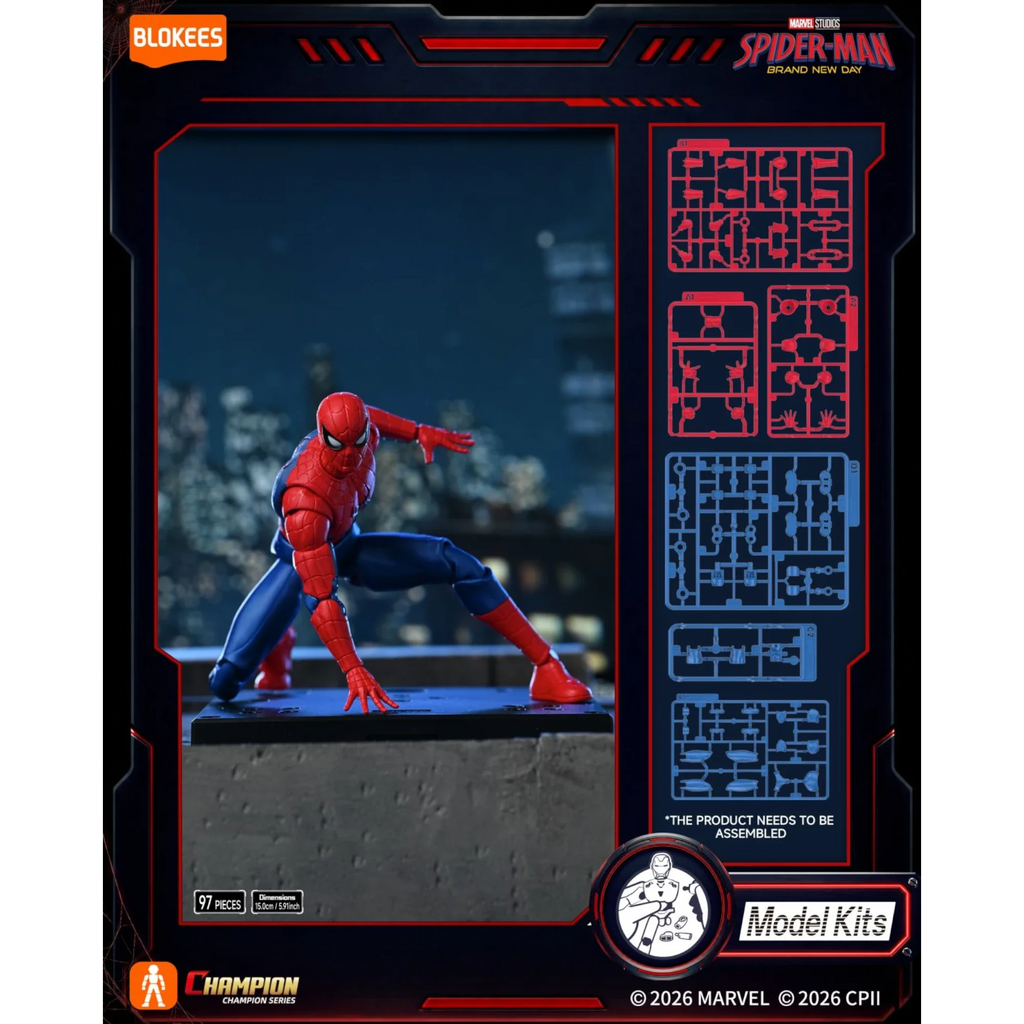 Blokees Spiderman Brand New Day Action Character - Model Kit