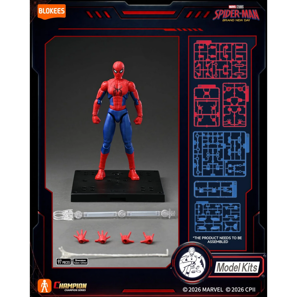 Blokees Spiderman Brand New Day Action Character - Model Kit