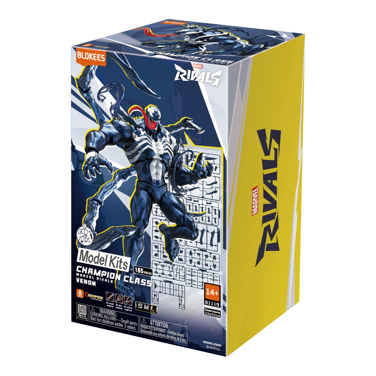 Blokees Marvel Rivals Venom Action Character - Model Kit