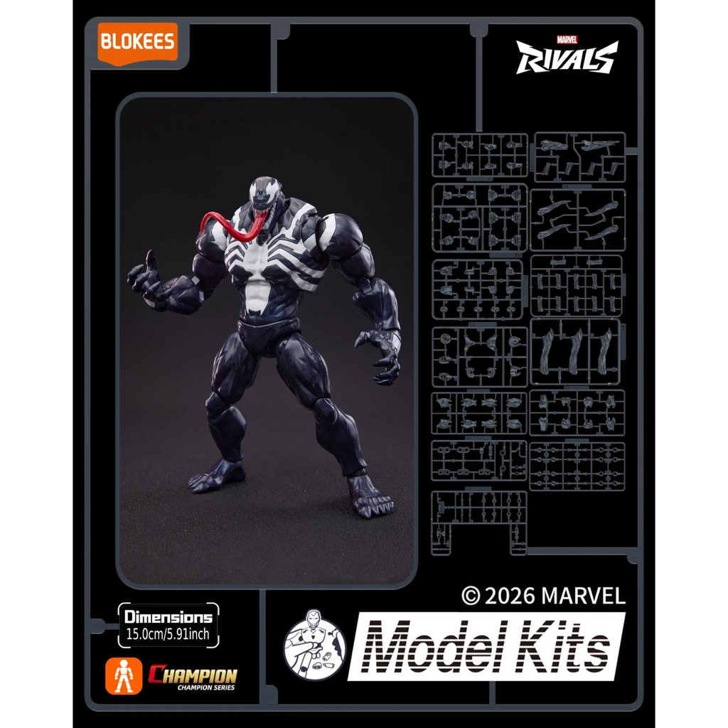 Blokees Marvel Rivals Venom Action Character - Model Kit
