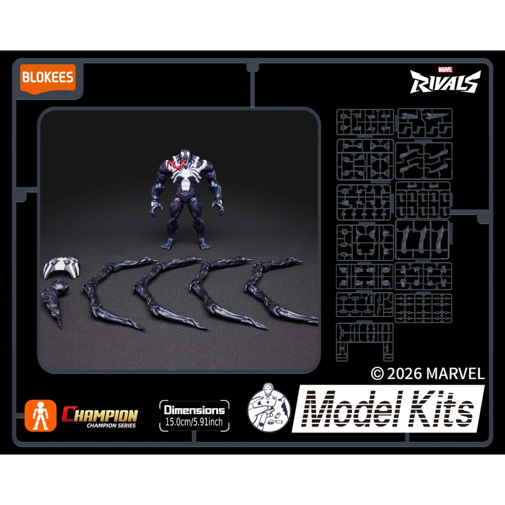 Blokees Marvel Rivals Venom Action Character - Model Kit