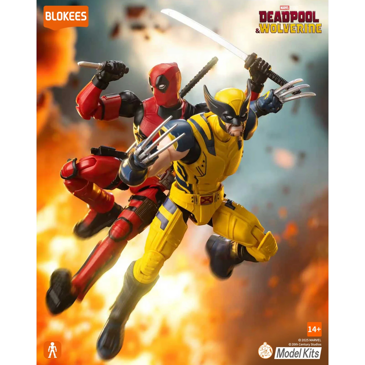 Blokees Wolverine Action Character - Model Kit