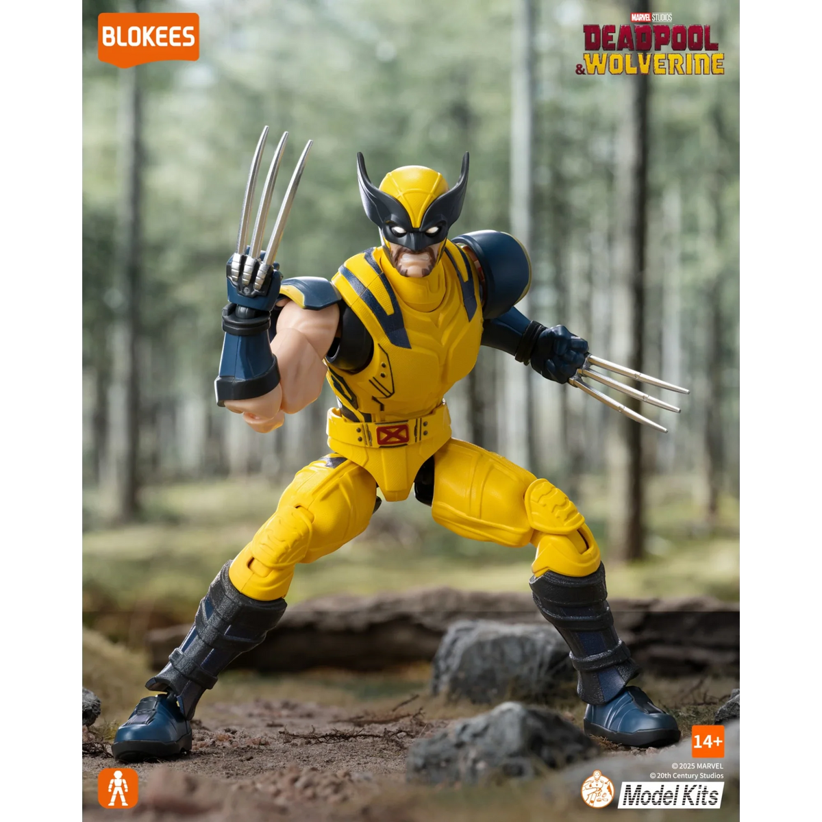 Blokees Wolverine Action Character - Model Kit
