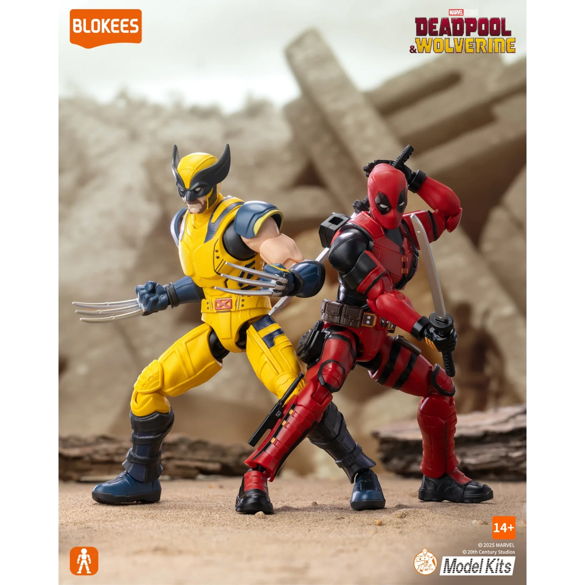 Blokees Wolverine Action Character - Model Kit