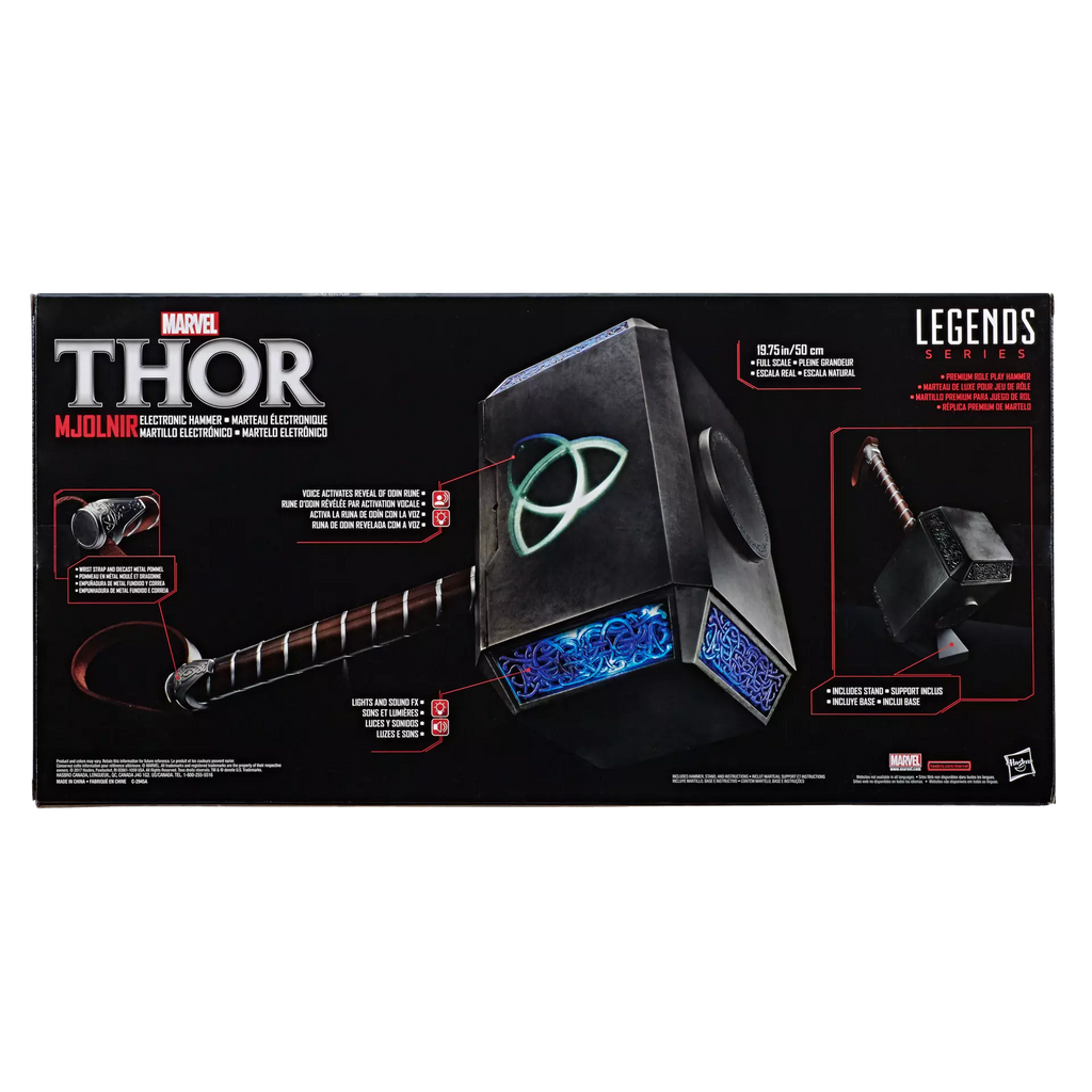 Marvel Legends Series Mjolnir Roleplay Hammer