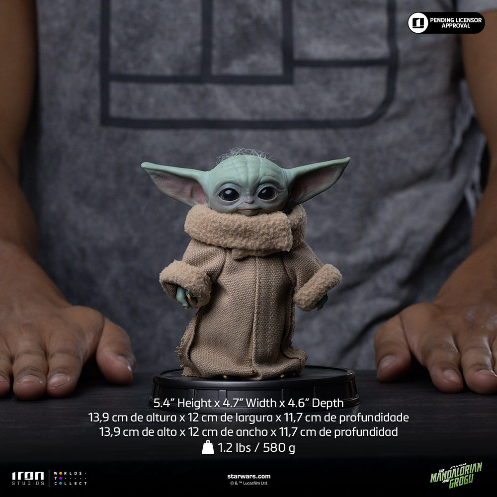 Grogu Always Curious Statue - Iron Studios Mandalorian and Grogu Collection