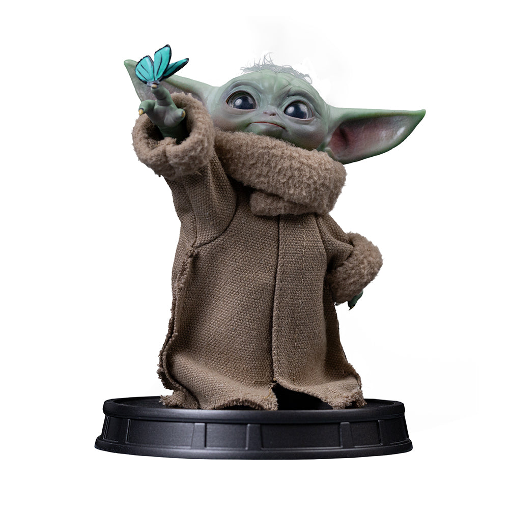 Grogu Butterfly Wonder Statue - Iron Studios Mandalorian and Grogu Collection